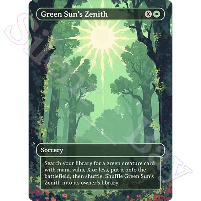 Green Sun's Zenith 8
